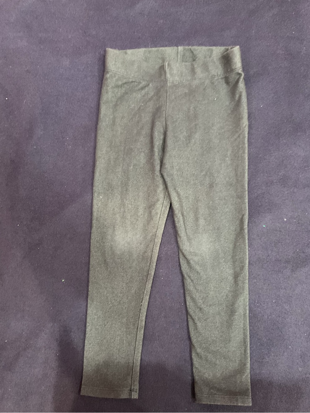 Girls Denim Leggings Size S (5/6)